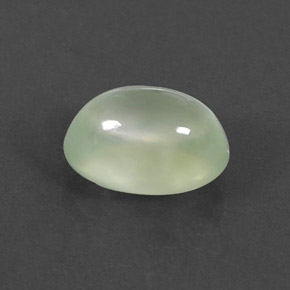 Prehnite naturale verde da 3,09 ct, trasparente, trasparente/traslucido