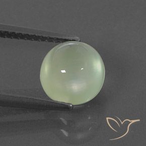 2.37ct Naturale Pale Green  Prehnite, Ovale, Trasparente/Traslucido