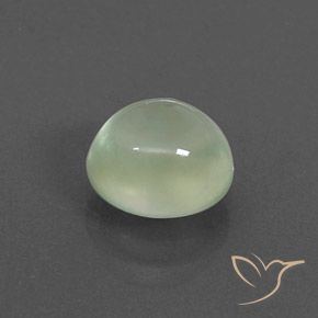 Prehnite Pale Green  naturale da 2.37 ct, Ovale, Trasparente/Traslucido