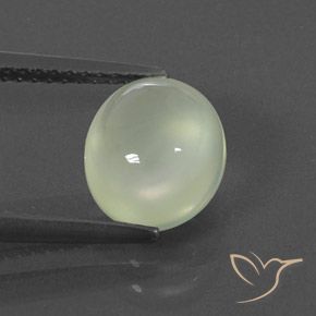 2.64ct Naturale Medium Green  Prehnite, Ovale, Trasparente/Traslucido