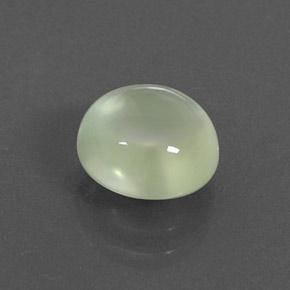Prehnite naturale verde da 2,99 ct, trasparente, trasparente/traslucido