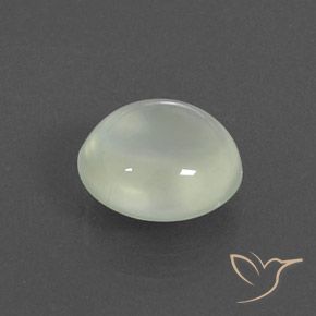 Prehnite Warm Light Green  naturale da 2.83 ct, Ovale, Trasparente/Traslucido
