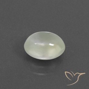 Prehnite Light Green  naturale da 1.70 ct, Ovale, Trasparente