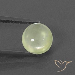 1.84ct Naturale Olive Green  Prehnite, Ovale, Trasparente