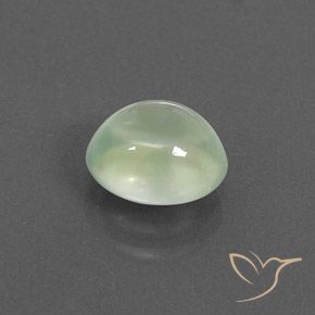 Prehnite Verde chiaro naturale da 1.76 ct, Ovale, Trasparente/Traslucido