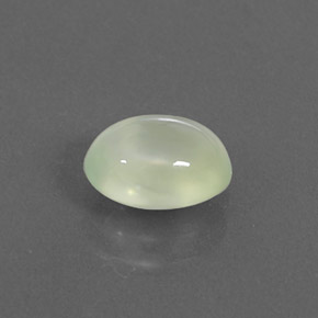 Prehnite naturale verde da 1,68 ct, trasparente, trasparente/traslucido