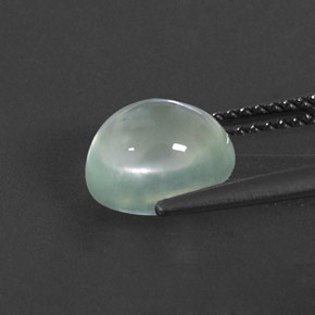 Prehnite naturale verde da 2,82 ct, trasparente, trasparente/traslucido