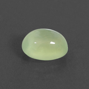 Prehnite naturale verde da 2,48 ct, trasparente, trasparente/traslucido
