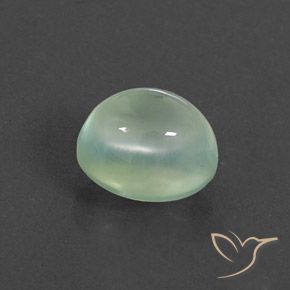 Prehnite Verde molto chiaro naturale da 2.94 ct, Ovale, Trasparente/Traslucido