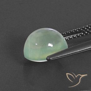 Prehnite Verde molto chiaro naturale da 2.94 ct, Ovale, Trasparente/Traslucido