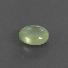 Prehnite naturale verde da 1,04 ct, trasparente, trasparente/traslucido