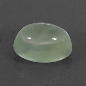 Prehnite naturale verde da 2,43 ct, trasparente, trasparente/traslucido