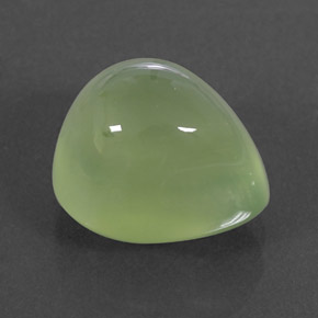 Prehnite naturale verde da 5,44 ct, trasparente, trasparente/traslucido