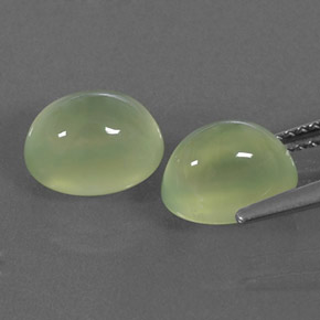 Prehnite naturale verde da  ct, trasparente, trasparente/traslucido