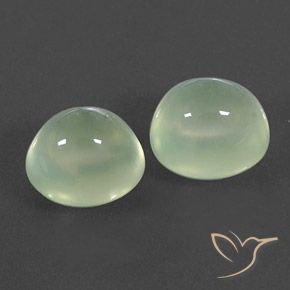 Gemme di Prehnite Yellow Green  naturale da 6.11 ct, Ovale, Trasparente/Traslucido