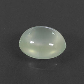 Prehnite naturale verde da 2,55 ct, trasparente, trasparente/traslucido