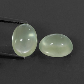 Prehnite naturale verde da  ct, trasparente, trasparente/traslucido