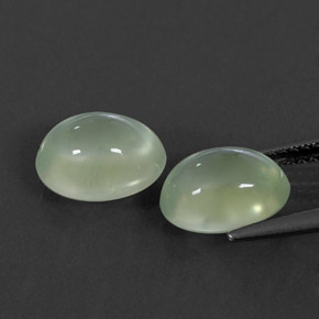 Prehnite naturale verde da  ct, trasparente, trasparente/traslucido