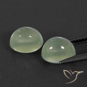 Gemme di Prehnite Yellow Green  naturale da 5.41 ct, Ovale, Trasparente/Traslucido