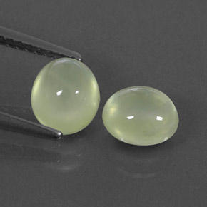 Prehnite naturale verde da  ct, trasparente, trasparente/traslucido