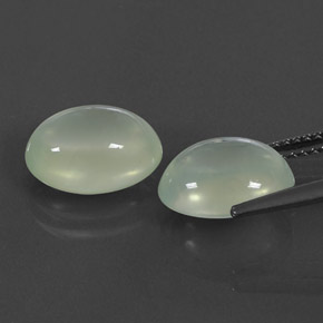 Prehnite naturale verde da  ct, trasparente, trasparente/traslucido