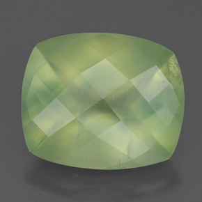 Prehnite Verde naturale da 5.24 ct, Trasparente, Trasparente/Traslucido