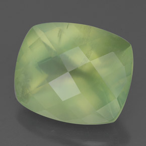 Prehnite Verde naturale da 5.24 ct, Trasparente, Trasparente/Traslucido