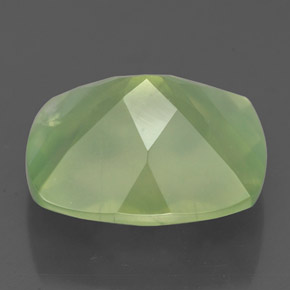Prehnite Verde naturale da 5.24 ct, Trasparente, Trasparente/Traslucido