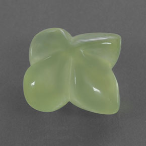 Prehnite naturale verde da 11,73 ct, trasparente, trasparente/traslucido