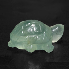 Prehnite naturale verde da 14,47 ct, trasparente, trasparente/traslucido