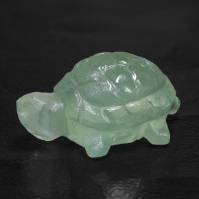 Prehnite naturale verde da 14,47 ct, trasparente, trasparente/traslucido