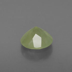Prehnite naturale verde da 1,73 ct, trasparente, trasparente/traslucido