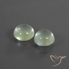 Gemme di Prehnite Giallo verde naturale da 3.99 ct, Rotondo, Trasparente