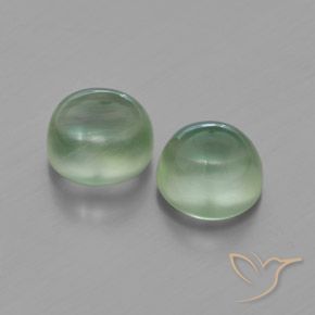 Gemme di Prehnite Giallo chiaro Verde naturale da 4.75 ct, Rotondo, Trasparente