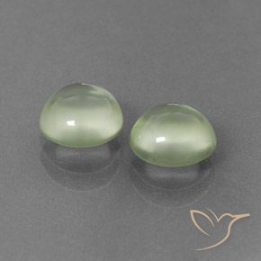 Gemme di Prehnite Verde pallido naturale da 2.33 ct, Rotondo, Trasparente
