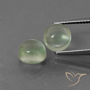4.34ctw Naturale Giallo verde Prehnite, Rotondo, Trasparente