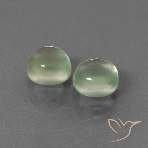 Gemme di Prehnite Giallo verde naturale da 4.34 ct, Rotondo, Trasparente