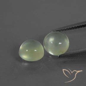 4.00ctw Naturale Verde caldo Prehnite, Rotondo, Trasparente