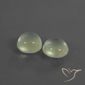 Gemme di Prehnite Verde caldo naturale da 4.00 ct, Rotondo, Trasparente