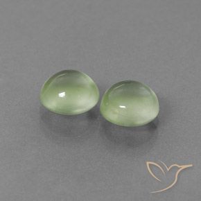 Gemme di Prehnite Giallo verde naturale da 3.24 ct, Rotondo, Trasparente