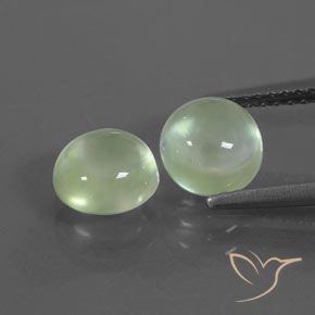 2.63ctw Naturale Verde Giallastro chiaro Prehnite, Rotondo, Trasparente