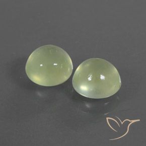 Gemme di Prehnite Verde giallastro naturale da 2.67 ct, Rotondo, Trasparente