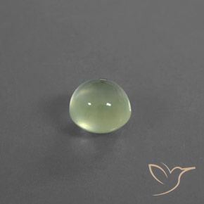 Prehnite Verde chiaro naturale da 2.51 ct, Rotondo, Trasparente
