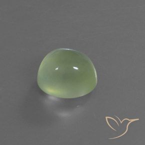 Prehnite Verde lime chiaro naturale da 3.91 ct, Ovale, Trasparente