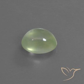 Prehnite Verde pallido naturale da 2.94 ct, Ovale, Trasparente