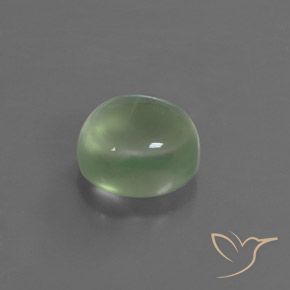 Prehnite Giallo verde naturale da 4.03 ct, Ovale, Trasparente