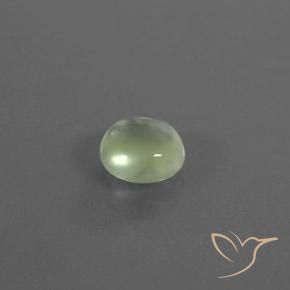 Prehnite Verde chiaro naturale da 1.73 ct, Rotondo, Trasparente