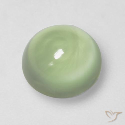 2.66ct Naturale Verde chiaro Prehnite, Rotondo, Trasparente