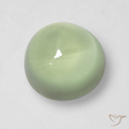Prehnite Verde chiaro naturale da 2.66 ct, Rotondo, Trasparente