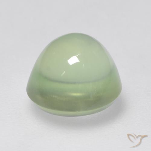 Prehnite Verde chiaro naturale da 2.66 ct, Rotondo, Trasparente